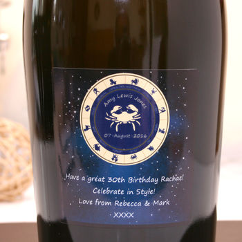 Personalised Magnum Prosecco Gift With Zodiac Design, 3 of 7
