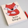 Personalised Embroidered Woodland Animal Notepad, thumbnail 3 of 8