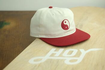 Hoy Yin Yang Five Panel Cap Crimson, 3 of 6