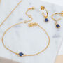 Hampton Sapphire And Gold Vermeil Bracelet, thumbnail 1 of 4