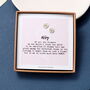 Sterling Silver Wild Daisy Earrings With A Poem, thumbnail 2 of 4