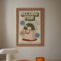 Record Fair Print | Vinyl Record Wall Art | Music Inspired Poster | Retro Mid Century Decor, thumbnail 1 of 9