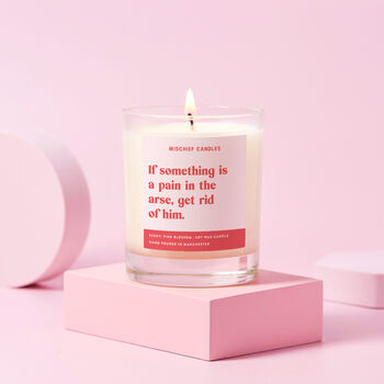 Divorce Gift Funny Candle Newly Single Get Rid Of Him, 2 of 4