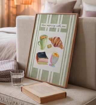 Slow Mornings Breakfast Print, 3 of 3