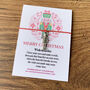 Wish Bracelet With Nutcracker Charm. Merry Christmas Message, thumbnail 3 of 5