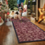 Hug Rug Paisley Floral Burgandy, thumbnail 5 of 5