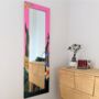 Pink Jungle Hand Painted Mirror, thumbnail 1 of 2