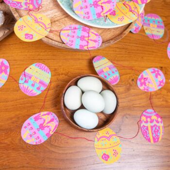Small Easter Egg Garland, 7 of 8