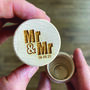 Mr And Mr Personalised Wedding Ring Box, thumbnail 3 of 3