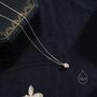 Genuine Milky Jade Oval Necklace In Sterling Silver, thumbnail 1 of 11