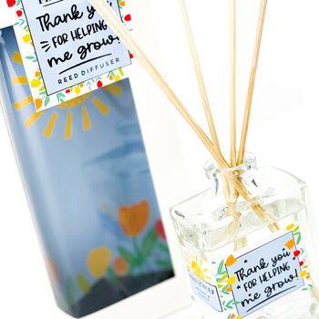 Teacher Helping Me Grow | Reed Diffuser | Personalised, 5 of 5