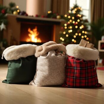 Luxury Personalised Christmas Santa Sacks, 7 of 9