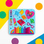 Book Lover Coaster For Reading Addict, thumbnail 1 of 2