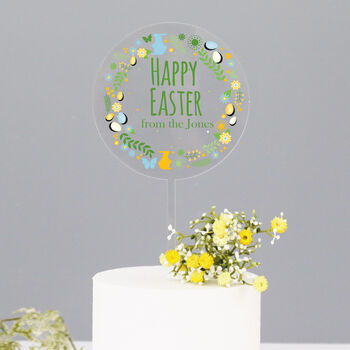 Easter Wreath Cake Topper, 5 of 5