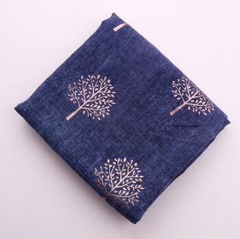 Personalised Gift Box Scarf With Mulberry Tree Design, 9 of 11