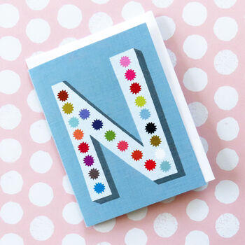 Mini N Alphabet Card, 3 of 5