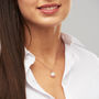 Rose Gold Vermeil Pearl Necklace, thumbnail 8 of 9