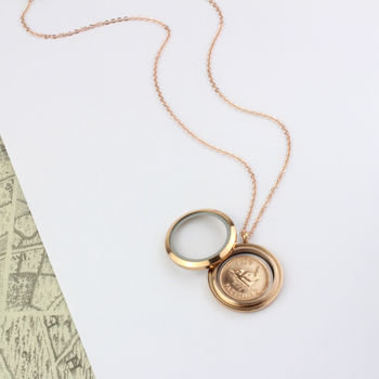 70th/ 80th Birthday Farthing Locket Necklace, 8 of 12