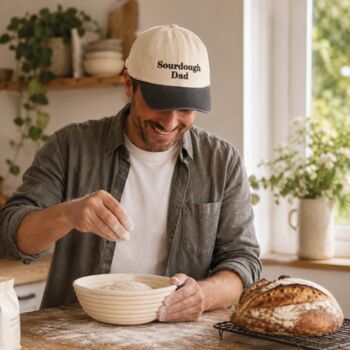 Personalised Sourdough Dad Cap, 2 of 8