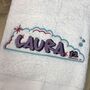 Personalised Graffiti Kids Towel, thumbnail 4 of 4