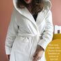 Birthday Flower Soft Bamboo Robe Dressing Gown Gift, thumbnail 9 of 10