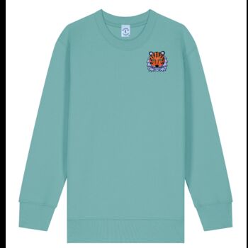 Childrens Organic Cotton Tiger Sweatshirt, 4 of 12