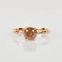 18ct Rose Gold Round Diamond Ring, thumbnail 1 of 3