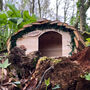 Prickles The Hedgehog Wooden House With Nesting Straw, thumbnail 2 of 6