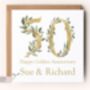 Personalised Golden Wedding Anniversary Card, thumbnail 2 of 2