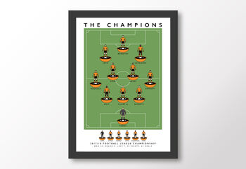 Wolverhampton Wanderers 2017/18 Champions Poster, 8 of 8