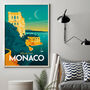 Monaco Art Print, thumbnail 4 of 4