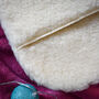 Wool Hot Water Bottle Cover, thumbnail 4 of 4