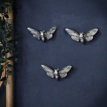 Silver Bee Wall Ornament, 5 of 5