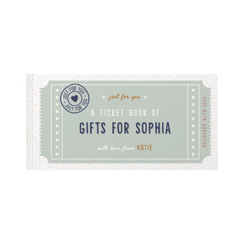 Personalised Book Of Giftable Tickets, 8 of 10