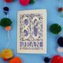 Personalised 80th Birthday Card Papercut Woodland Design, thumbnail 9 of 10