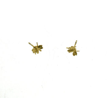 Gold Mini Bee Stud Earrings, 3 of 5