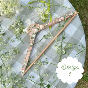 Personalised Wedding Dress Hanger – Wooden Hanger For Bridal Party Gifts, 2 of 6