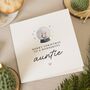 Personalised Auntie Aunty Christmas Card For Her, thumbnail 1 of 7