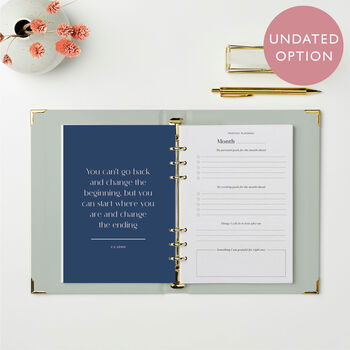 Personalised Make It Happen 2025 Life Planner, 12 of 12