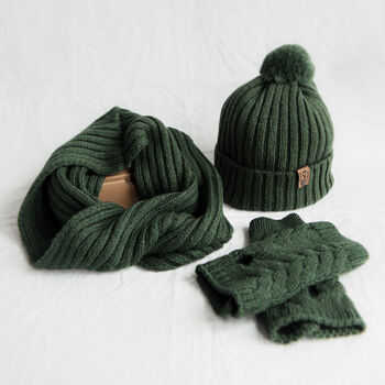 Hat, Snood And Hand Warmer Set, 8 of 12