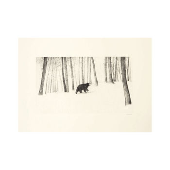 'Bear In Woods' Children's Illustration Print, 2 of 3