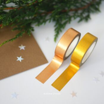 Copper Gold Washi Tape, 2 of 6