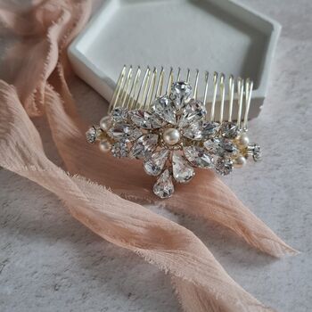 Crystal Bridal Hair Comb, 4 of 8