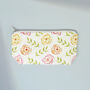 Cotton Flower Makeup And Cosmetic Bag, thumbnail 2 of 6