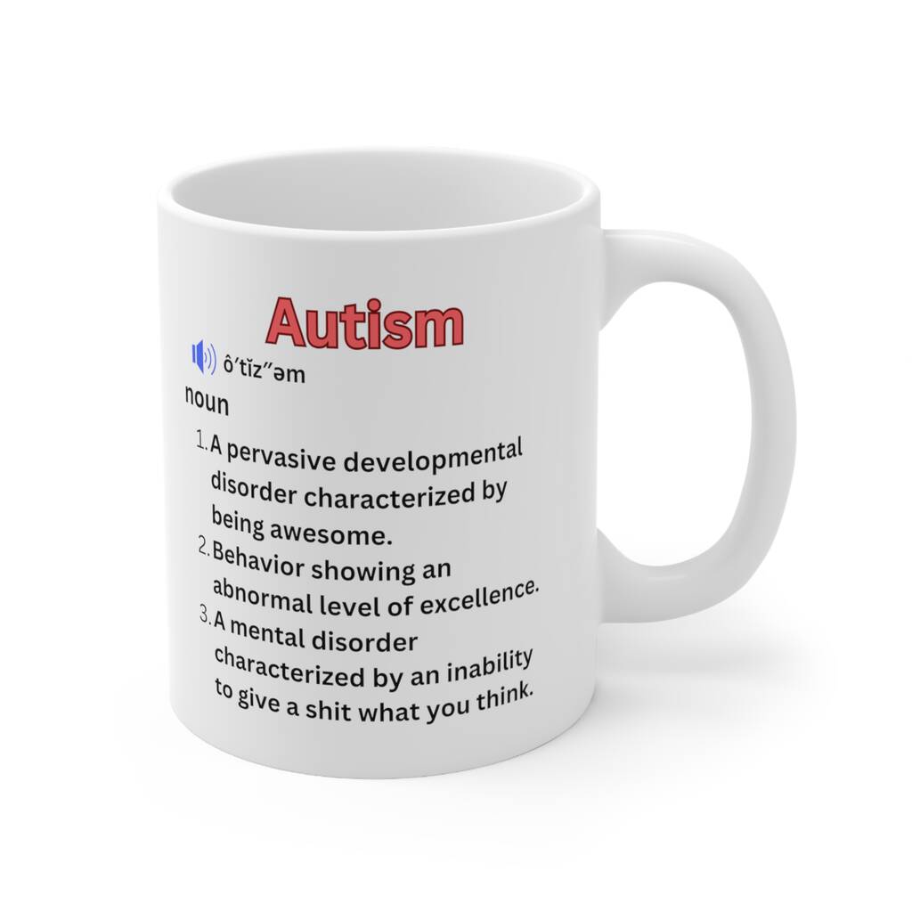 Autism Coffee Mug By nude organics