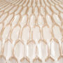 Warm White Textured Glazed Ceramic Table Lamp, thumbnail 8 of 10