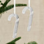 Candy Cane Christmas Decoration Set, thumbnail 2 of 2