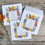 10 Wildflower Seed Packet Favours Colourful Label, thumbnail 4 of 6
