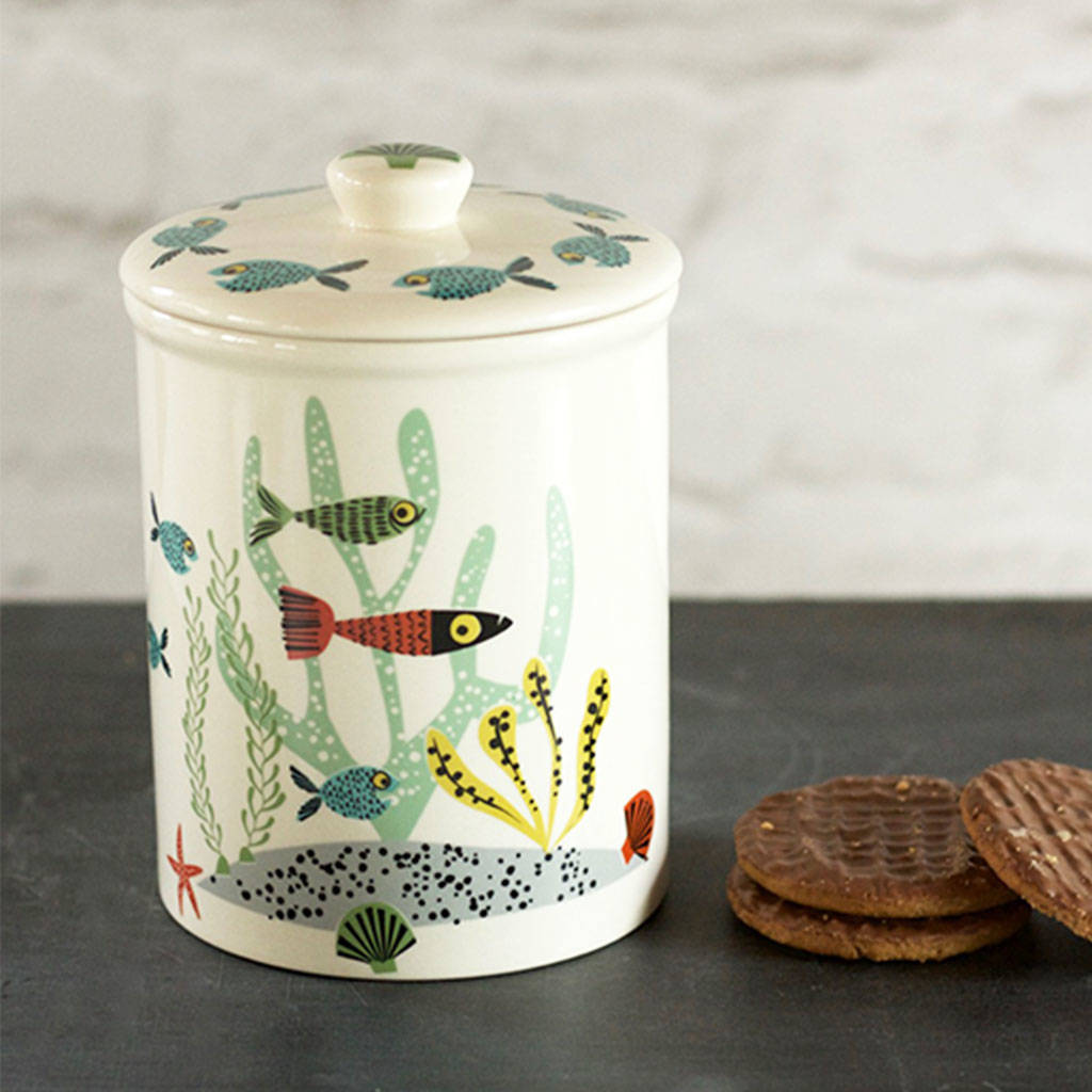 fish storage jar by hannah turner | notonthehighstreet.com