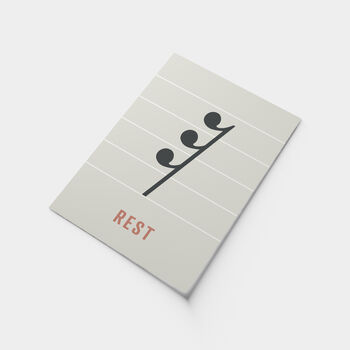 Note Rest Print | 32nd Note, 7 of 10